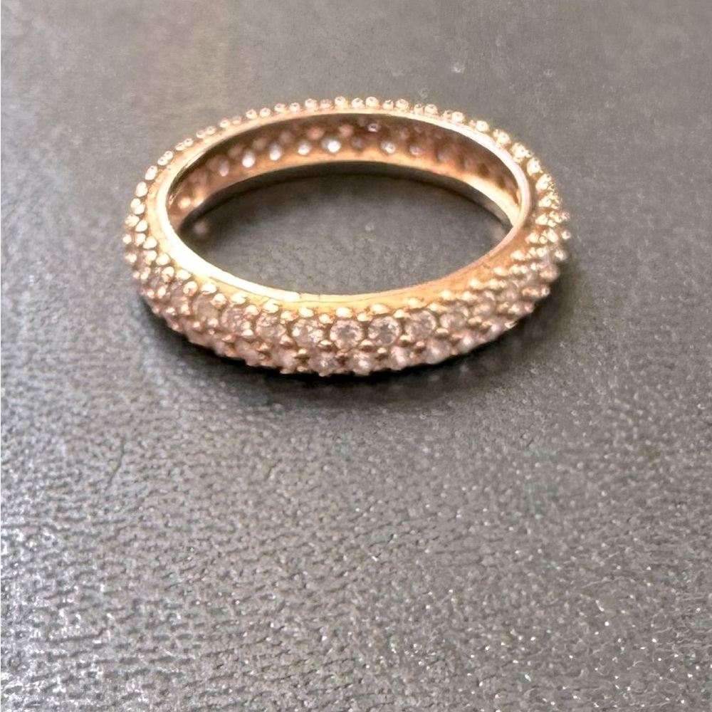 Pandora Pave Inspiration Ring- Rose Gold